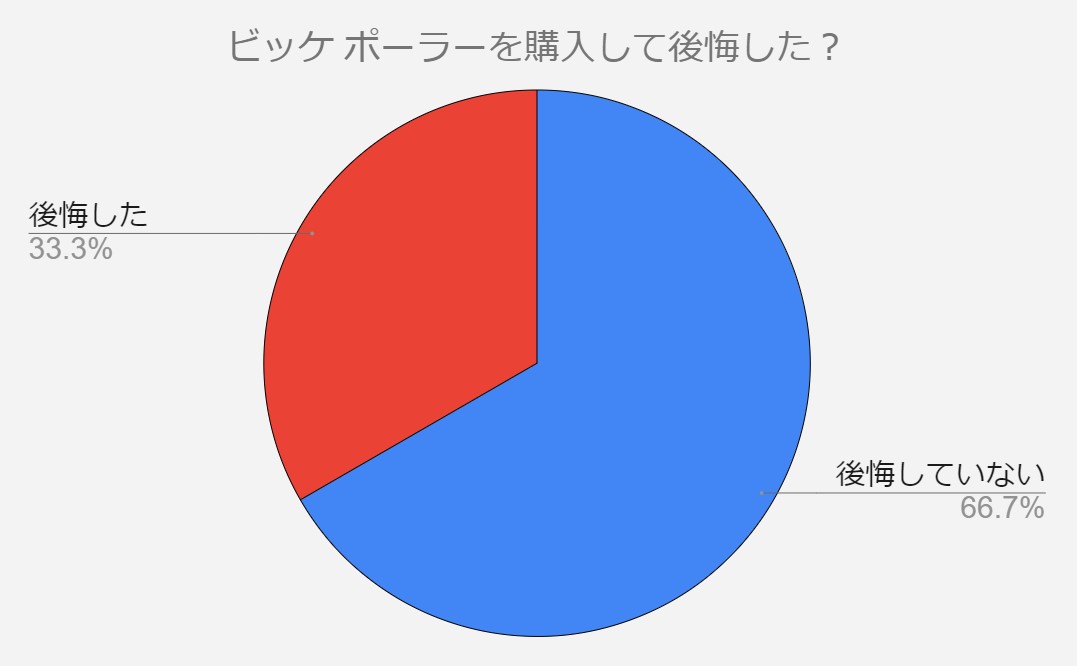 ビッケポーラー　後悔